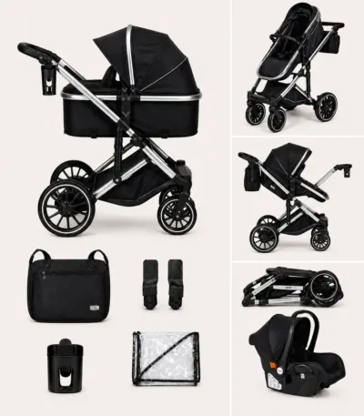 kolica kidilo f2a – set 3u1 (crna boja)