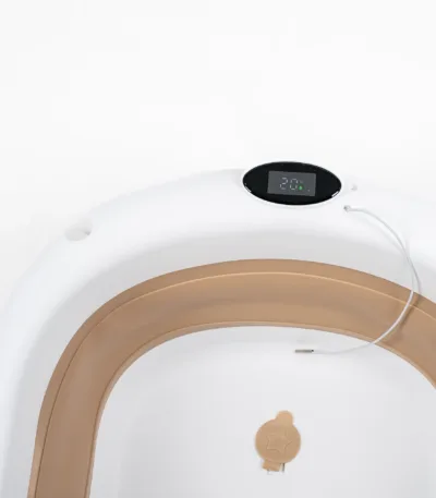 sklopivo korito za bebe sa digitalnim senzorom temperature i odvodnim čepom | afa baby