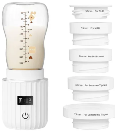 prenosni grejač za flašice (usb, sa adapterima) – lc 3149