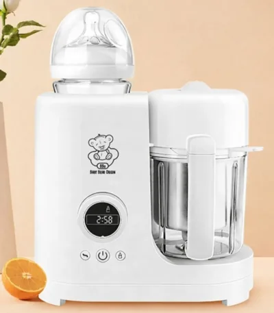 bbo blender za bebe sa grejačem lm fs502 (5u1) – kuvanje na pari + blendanje