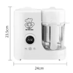 bbo blender za bebe sa grejačem lm fs502 (5u1) – kuvanje na pari + blendanje