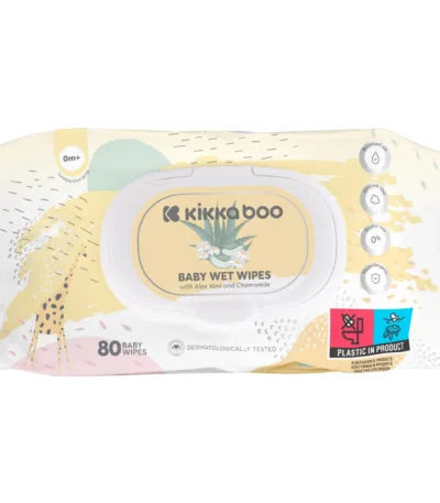 vlažne maramice za bebe 80 kom aloe vera & chamomile sa poklopcem