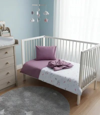 posteljina za bebe 3/1 (čaršav sa lastikom + jastučnica + navlaka za jorgan) – yuar02