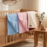 pamučno ćebe za bebe (pike + muslin), 3 boje – yuar17