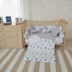 pamučno ćebe za bebe (pike + muslin), 3 boje – yuar17