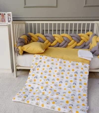 pamučno ćebe za bebe (pike + muslin), 3 boje – yuar17