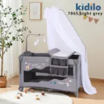 Kolevka za bebe T-706S - svetlo siva