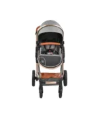 Kolica za bebe Cangaroo Alma 2 u 1, 0m+ - 07 - tamno siva - slika 04