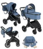 Kolica za bebe G100 - plava