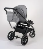 Kolica za bebe G100 - siva - slika 06