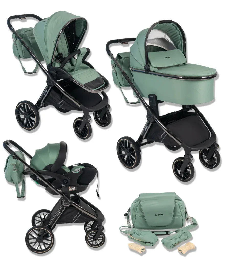 Kolica za bebe G100 - zelena