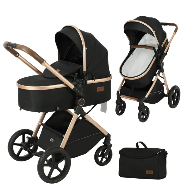 Kolica za bebe V8G - crna