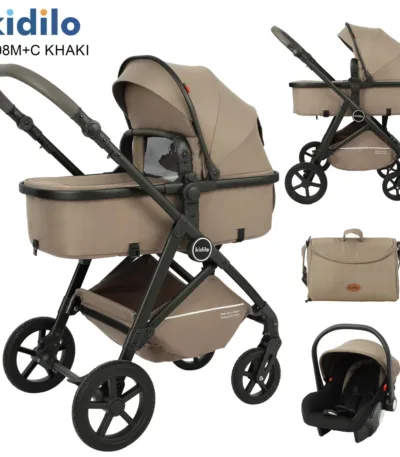 Kolica za bebe K08M - tamno bež
